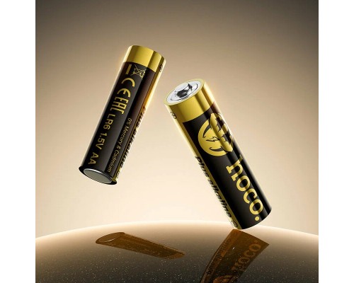 Батарейка алкалиновая HOCO JA1, AA - LR6 - 1.5V, 10 штук, черный