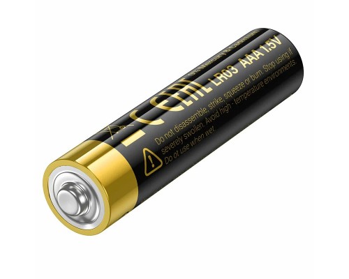 Батарейка алкалиновая HOCO JA2, AAA - LR03 - 1.5V, 10 штук, черный
