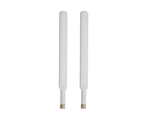 Антенна всенаправленная круговая штыревая для роутеров Huawei 5 дБ (800-2700 МГц) SMA male (Цена за 2 шт.) Белая