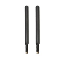 Антенна всенаправленная круговая штыревая для роутеров Huawei 5 дБ (800-2700 МГц) SMA male (Цена за 2 шт.) Черная