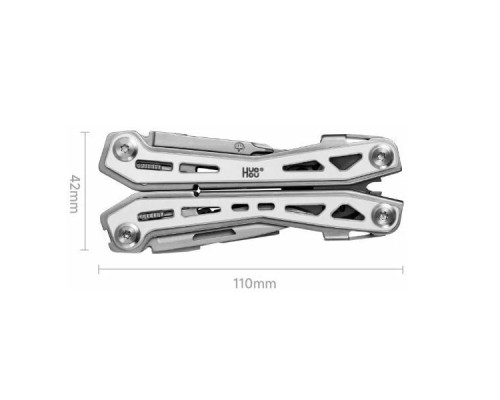 Мультитул Huo Hou K20 Pro HU0254, серебристый, 20 инструментов