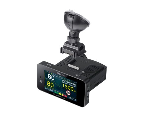 Видеорегистратор iBOX F5 LaserScan WiFi Signature Dualс сигнатурным радар-детектором