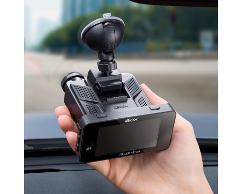 Видеорегистратор iBOX F5 LaserScan WiFi Signature Dualс сигнатурным радар-детектором