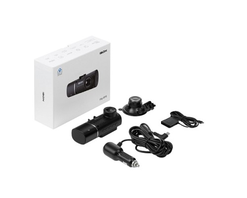 Видеорегистратор IBOX Flip GPS Dual, черный, 2 камеры