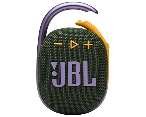 Портативная акустика JBL Clip 4, 5 Вт, зеленый