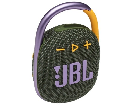 Портативная акустика JBL Clip 4, 5 Вт, зеленый