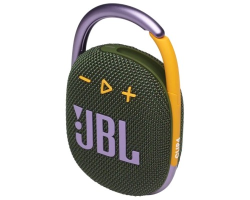 Портативная акустика JBL Clip 4, 5 Вт, зеленый