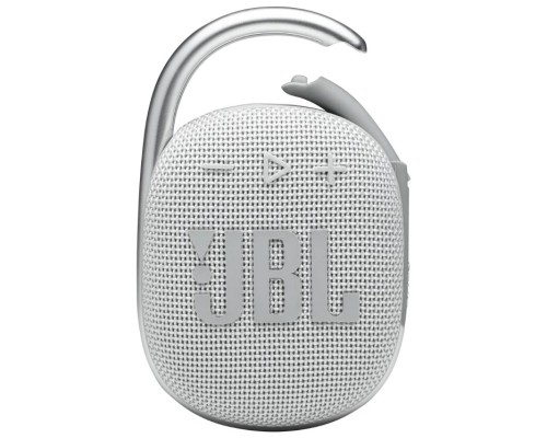 Портативная акустика JBL Clip 4, 5 Вт, белый