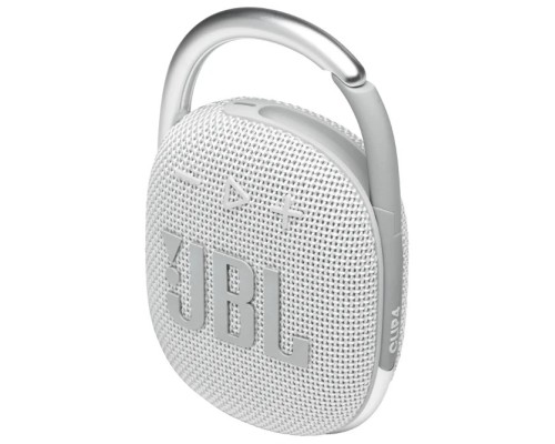 Портативная акустика JBL Clip 4, 5 Вт, белый