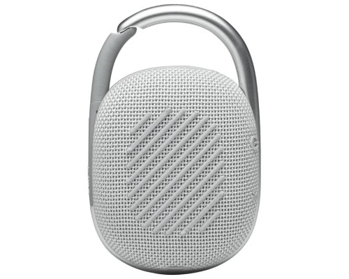 Портативная акустика JBL Clip 4, 5 Вт, белый