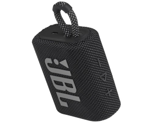 Портативная акустика JBL GO 3, 4.2 Вт, черный