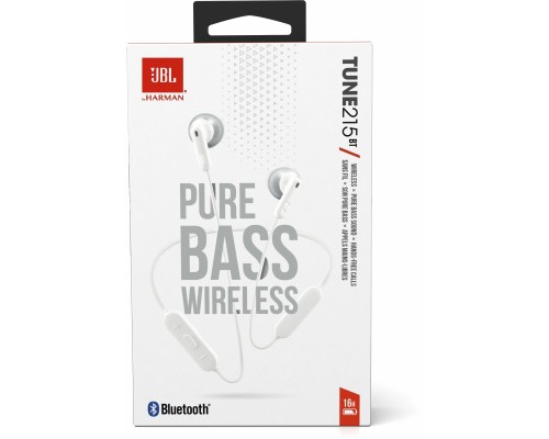 Беспроводные наушники JBL Tune 215BT, белый