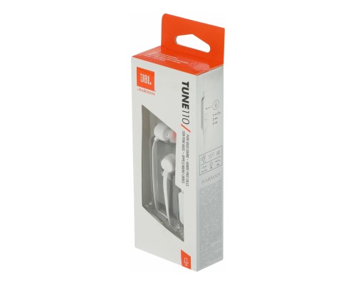 Наушники с микрофоном JBL Tune 110 белый