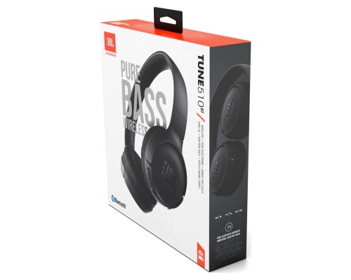 Беспроводные наушники JBL Tune 510BT, черный