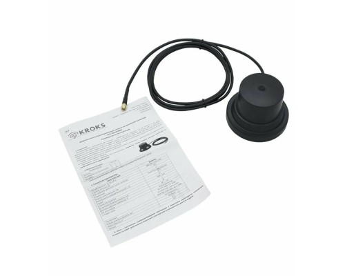 Автомобильная антенна всенаправленная GSM/3G/4G/WiFi, 4-7дБ, КРОКС KC3-700/2700M SMA-male (KROKS)