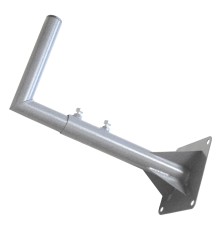 Кронштейн стеновой для внешней антенны Г-образный телескопический вынос 30-50 см