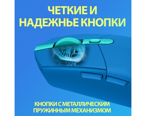 Игровая мышь Logitech G305 Lightspeed Blue (910-006014)