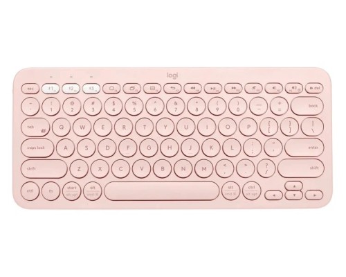 Клавиатура Logitech K380 Multi-Device розовый, QWERTY