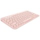 Клавиатура Logitech K380 Multi-Device розовый, QWERTY