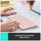 Клавиатура Logitech K380 Multi-Device розовый, QWERTY