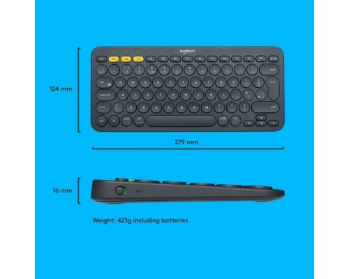 Клавиатура Logitech K380 Multi-Device черный, QWERTY
