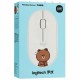 Беспроводная компактная мышь Logitech Pebble M350 Line Friends Brown (910-005781)