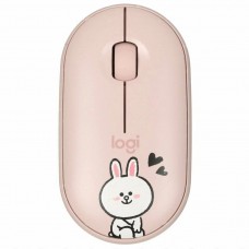 Беспроводная компактная мышь Logitech Pebble M350 Line Friends Pink (910-005782)