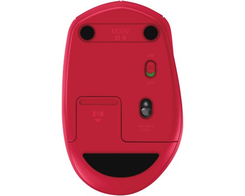 Беспроводная мышь Logitech M590 Multi-Device Silent, красный (910-005199)