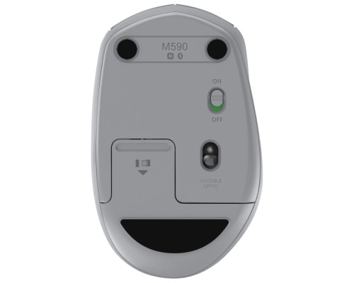 Беспроводная мышь Logitech M590 Multi-Device Silent, серый (910-005198)