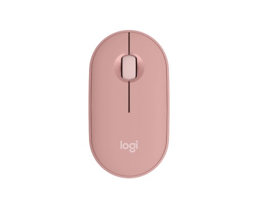 Беспроводная компактная мышь Logitech Pebble Mouse 2 M350S (910-007014), розовый
