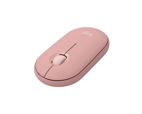 Беспроводная компактная мышь Logitech Pebble Mouse 2 M350S (910-007014), розовый