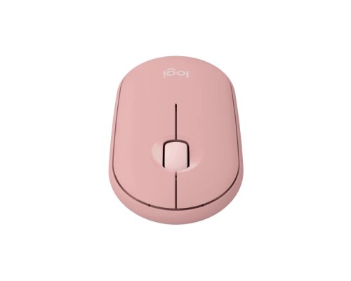 Беспроводная компактная мышь Logitech Pebble Mouse 2 M350S (910-007014), розовый