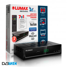 Lumax DV-3201HD DVB-T/T2/C Цифровой эфирный кабельный приемник, приставка, ресивер