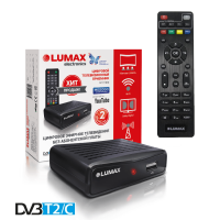 Lumax DV-1111HD DVB-T/T2/C Цифровой эфирный / кабельный приемник с обучаемым пультом ДУ