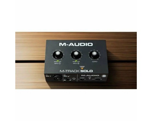 Звуковая карта (аудиоинтерфейс) M-Audio M-Track Solo, USB, фантомное питание