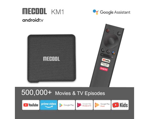 Комплект MECOOL KM1 Deluxe + Геймпад / 4Gb/32Gb DDR4
