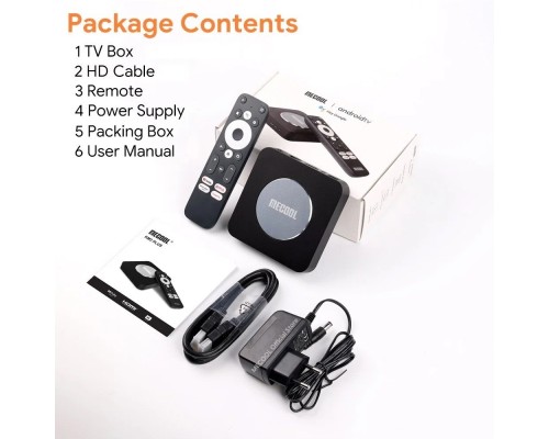 Медиаплеер MECOOL KM2 Plus 2/16 Gb, Ultra HD 4K, Android TV, черный