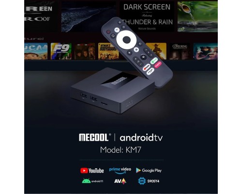 Комплект MECOOL KM7 ATV + Геймпад / 2Gb/16Gb DDR4