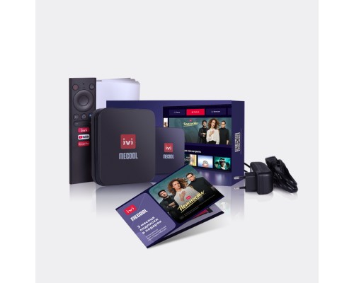 Комплект MECOOL KM9 PRO Classic подписка ivi 3 мес. + Геймпад / 2Gb/16Gb DDR4