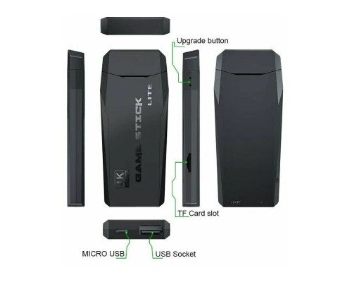 Игровая приставка Data Frog Y3 Lite, 64 Gb, 10000 игр в комплекте