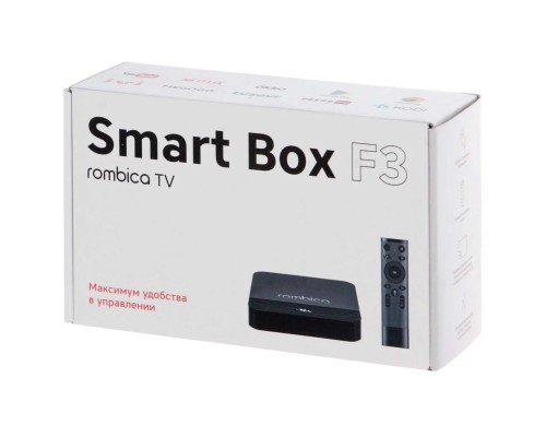 Медиаплеер Rombica Smart Box F3 (VPDB-05) 2/16 Гб, Android 9 / Cortex-A7
