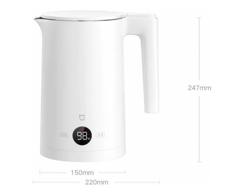 Чайник Xiaomi Thermostatic Electric Kettle 2 CN, белый