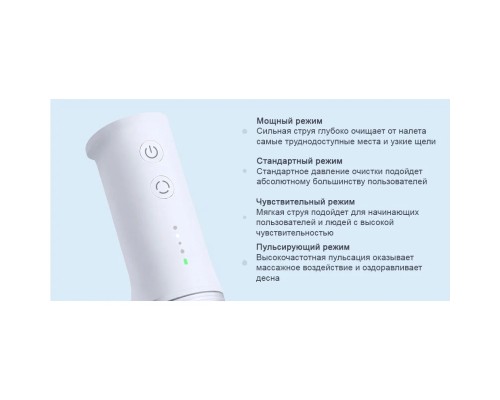 Ирригатор Xiaomi Mijia Electric Flusher MEO701, белый, портативный