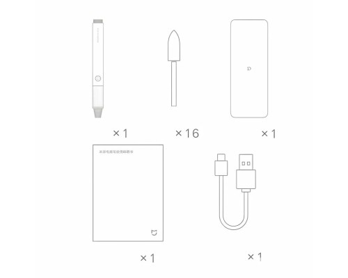 Мини гравер, шлифовальная машинка Xiaomi Mijia Household Appliances Sharpening Pen Gray (MJDMB001QW)