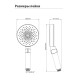 Лейка для душа Xiaomi Mijia Booster Hand Shower (MJZYSCHS01DB)