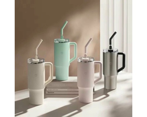 Термокружка Xiaomi Mijia Sippy Cup 1L Pink (MJXGB01RM), портативный термос