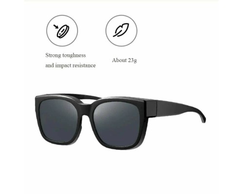 Солнцезащитные очки на диоптрийные очки Mijia Polarized Sunglasses (MSG05GL) черные