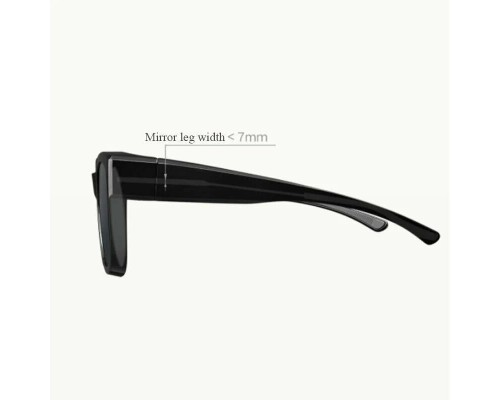 Солнцезащитные очки на диоптрийные очки Mijia Polarized Sunglasses (MSG05GL) черные