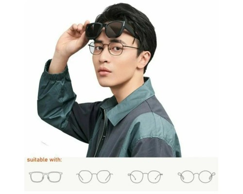 Солнцезащитные очки на диоптрийные очки Mijia Polarized Sunglasses (MSG05GL) черные