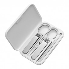 Маникюрный Набор Xiaomi Mijia Nail Clipper Five Piece Set, белый/серебристый, 5 предметов